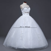 Load image into Gallery viewer, HOT Free shipping new 2015 white princess fashionable lace wedding dress romantic tulle wedding dresses Vestidos De Novia HS107
