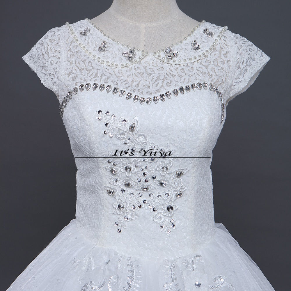 Free shipping 2015 new white high quality wedding dress princess Vestidos De Novia fashion wedding gown HS410