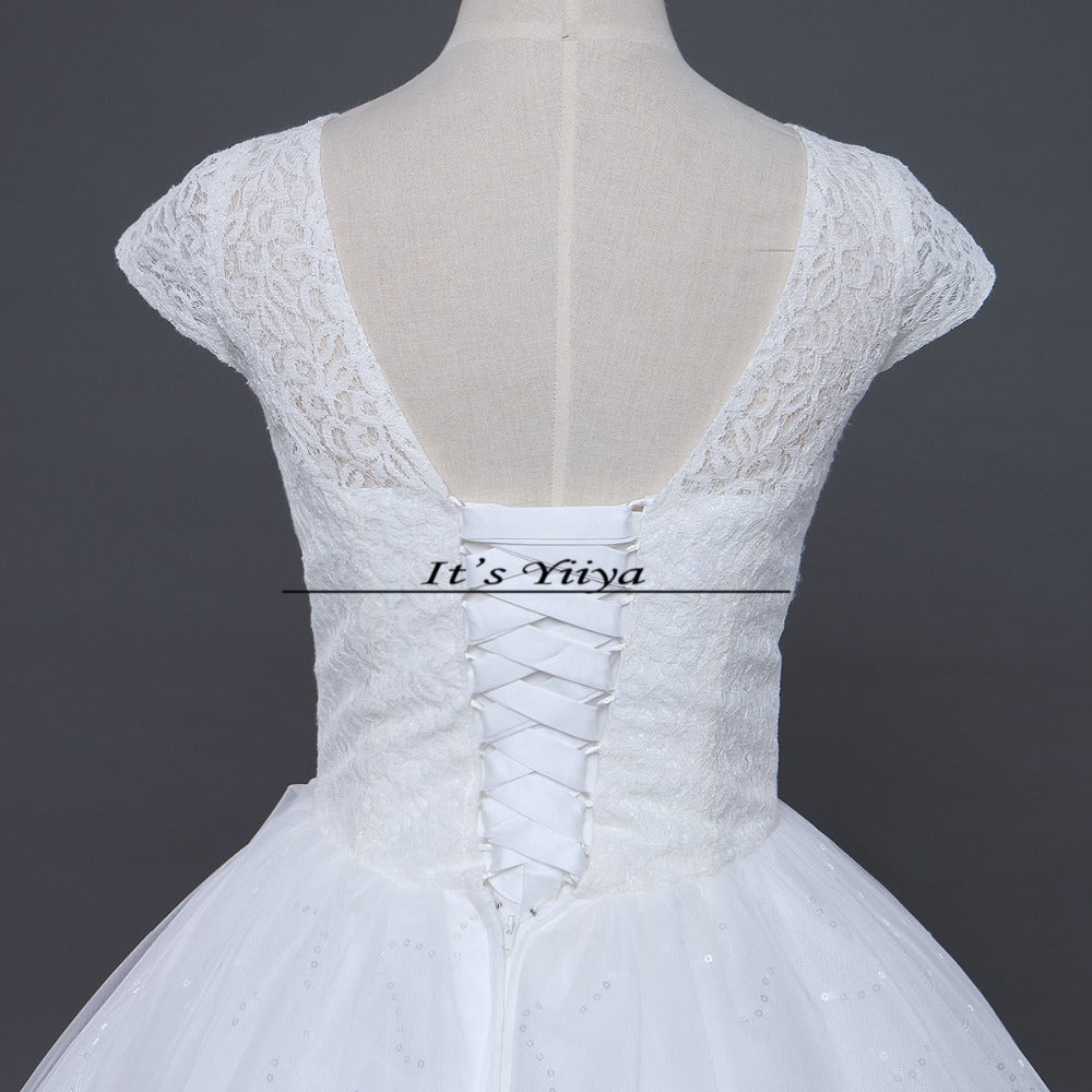 Free shipping 2015 new white high quality wedding dress princess Vestidos De Novia fashion wedding gown HS410