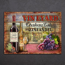 Load image into Gallery viewer, HD Printed 1 Piece Canvas Art Vintage Wall Paintings Grape Wine Drink Poster for Winery Wall Decoration Free Shipping CU-1652C
