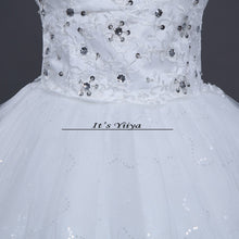 Load image into Gallery viewer, Free shipping 2015 cheap price under 50 wedding dresses design white wedding gown fashion wedding dress Vestidos De Novia HS131
