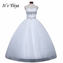 Load image into Gallery viewer, HOT Free shipping white princess wedding dress 2015 plus size fashionable cheap bride Vestidos De Novia wedding gown Y228
