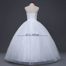 Load image into Gallery viewer, HOT Free shipping white princess wedding dress 2015 plus size fashionable cheap bride Vestidos De Novia wedding gown Y228
