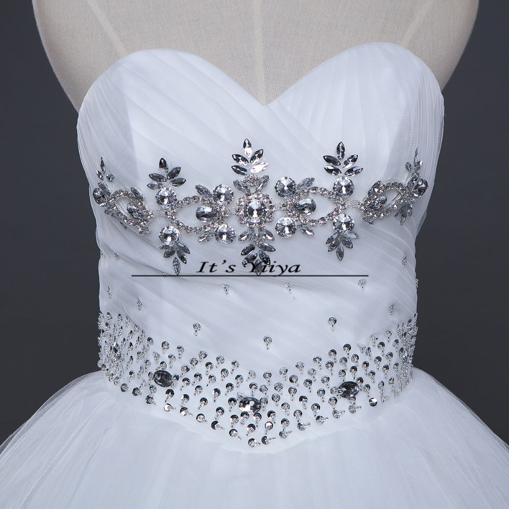 HOT Free shipping white princess wedding dress 2015 plus size fashionable cheap bride Vestidos De Novia wedding gown Y228