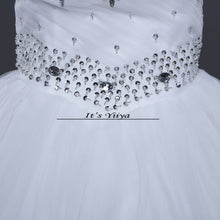 Load image into Gallery viewer, HOT Free shipping white princess wedding dress 2015 plus size fashionable cheap bride Vestidos De Novia wedding gown Y228
