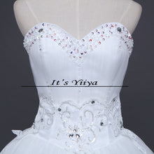Load image into Gallery viewer, Free shipping cheap white wedding frock lace up princess wedding dress romantic wedding gown dresses Vestidos De Novia H39
