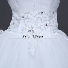 Load image into Gallery viewer, Free shipping cheap white wedding frock lace up princess wedding dress romantic wedding gown dresses Vestidos De Novia H39
