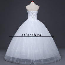 Load image into Gallery viewer, Free shipping cheap white wedding frock lace up princess wedding dress romantic wedding gown dresses Vestidos De Novia H39

