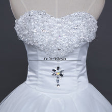 Load image into Gallery viewer, Free shipping 2015 new white cheap wedding dress princess wedding dresses fashion wedding gown Vestidos De Novia HS238
