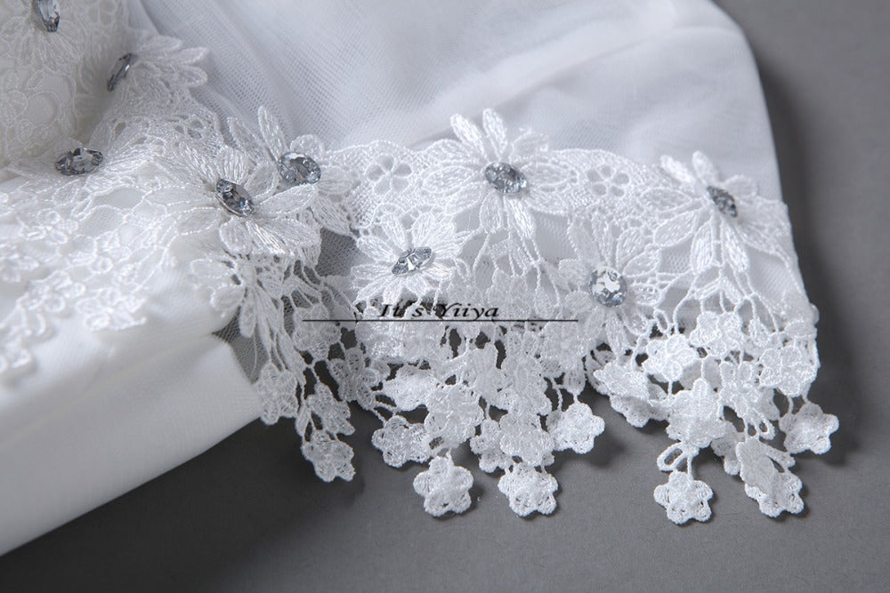 Free shipping White Wedding Ball Gowns Flowers Short Sleeves Cheap Princess Vestidos De Novia Wedding Frock Bride Dress HS233