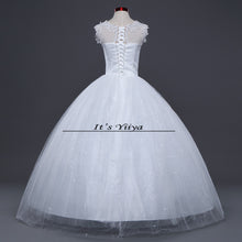 Load image into Gallery viewer, Free shipping new wedding dress 2015 plus size lace wedding dress cheap wedding gown frock Vestidos De Novia Bridal dress HS143

