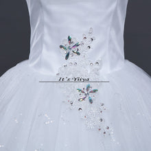 Load image into Gallery viewer, Free shipping new wedding dress 2015 plus size lace wedding dress cheap wedding gown frock Vestidos De Novia Bridal dress HS143
