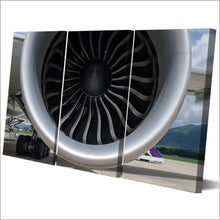 Load image into Gallery viewer, HD Printed 3 Piece Canvas Art Aero-Engine Aircraft Engine Machine Painting Wall Pictures for Living Room Free Shipping NY-6924B
