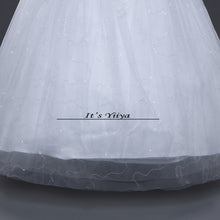 Load image into Gallery viewer, Free shipping white Wedding Dress Bride Princess Lace up Sequins Wedding Frocks Cheap Bridal Ball Gowns Vestidos De Novia HS108
