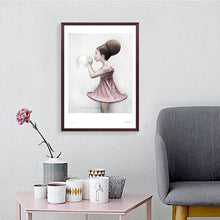 Load image into Gallery viewer, Wall Pictures For Living Room Nordic Decoration Posters And Prints Cuadros Flower Girl Wall Art Canvas Painting No Poster Frame
