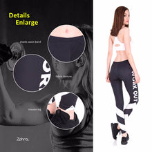 Load image into Gallery viewer, Woman Fitness Legins Work Out White Arrows Work Out Legging Women Leggings

