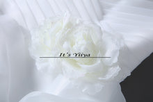 Load image into Gallery viewer, Free shipping wedding dresses 2015 pears white plus size lace elegant wedding dress cheap China gowns Vestidos De Novia HS154
