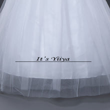 Load image into Gallery viewer, Free shipping YiiYa wedding dresses 2015 plus size lace wedding dress princess white cheap gowns bride Vestidos De Novia HS164
