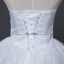 Load image into Gallery viewer, HOT Free shipping white princess wedding dress 2015 plus size fashionable wedding dresses wedding gown Vestidos De Novia Y201
