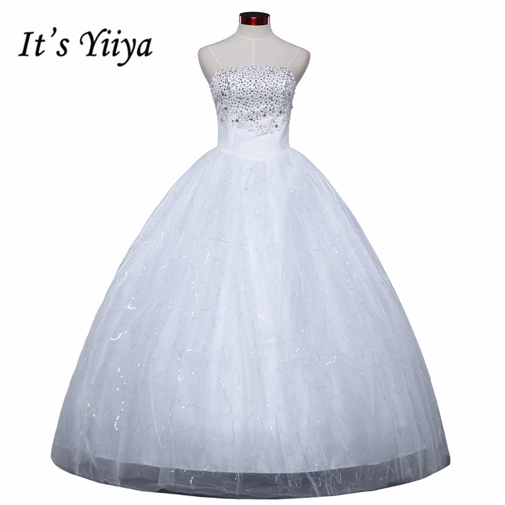 HOT Free shipping white princess wedding dress 2015 plus size fashionable wedding dresses wedding gown Vestidos De Novia Y201