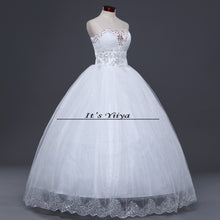 Load image into Gallery viewer, Free shipping 2015 new cheap wedding gown white lace romantic wedding dress bride dresses price under Vestidos De Novia 50 HS122
