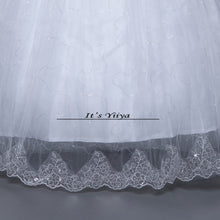 Load image into Gallery viewer, Free shipping 2015 new cheap wedding gown white lace romantic wedding dress bride dresses price under Vestidos De Novia 50 HS122
