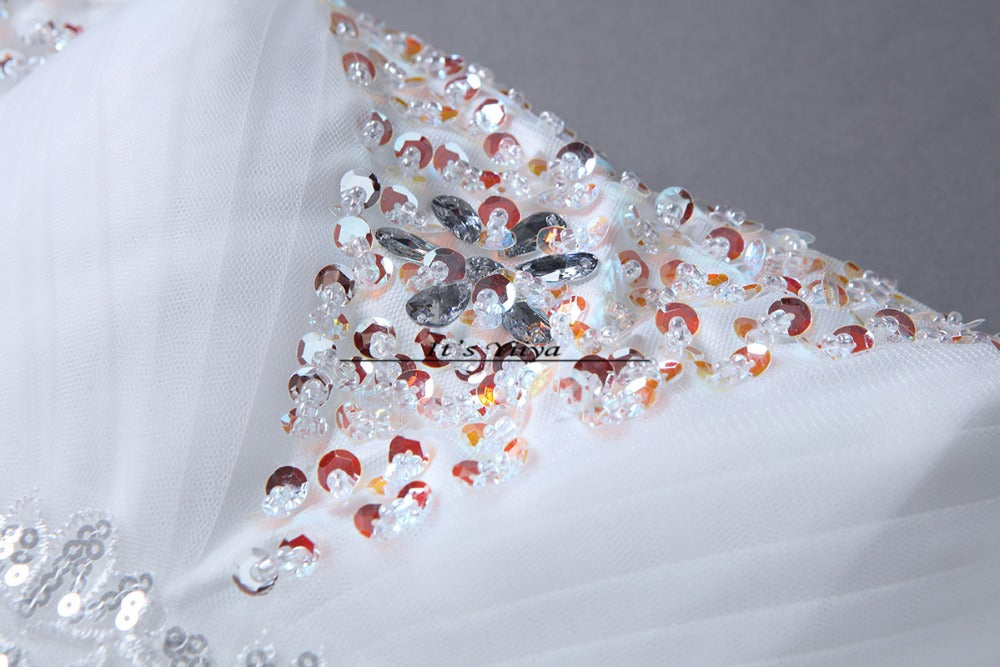 Free shipping 2015 new cheap wedding gown white lace romantic wedding dress bride dresses price under Vestidos De Novia 50 HS122