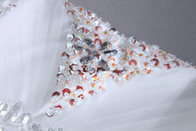 Load image into Gallery viewer, Free shipping 2015 new cheap wedding gown white lace romantic wedding dress bride dresses price under Vestidos De Novia 50 HS122
