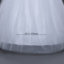 Load image into Gallery viewer, Free shipping 2015 new white princess wedding gown designer remantic lace up wedding dress bride dresses Vestidos De Novia Y326
