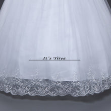 Load image into Gallery viewer, HOT Free shipping new 2015 white princess fashionable lace wedding dress romantic tulle wedding dresses Vestidos De Novia HS103
