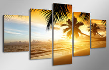 Load image into Gallery viewer, HD Printed tropical sunset paradise Group Painting room decor print poster picture canvas Free shipping/ny-1440
