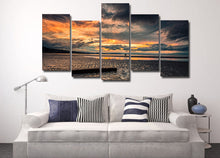 Load image into Gallery viewer, HD Printed Sunset Beach at low tide Painting on canvas room decoration print poster picture Free shipping/ny-1955
