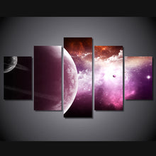 Load image into Gallery viewer, 5 piece wall canvas HD Printed planet universe Starry sky cloud Painting Canvas Print room decor poster picture canvas/ny-6079
