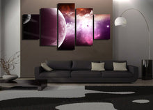 Load image into Gallery viewer, 5 piece wall canvas HD Printed planet universe Starry sky cloud Painting Canvas Print room decor poster picture canvas/ny-6079
