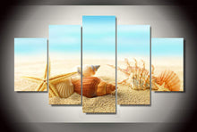 Load image into Gallery viewer, HD Printed seashells starfishes beach Group Painting Canvas Print room decor print poster picture canvas Free shipping/ny-1477

