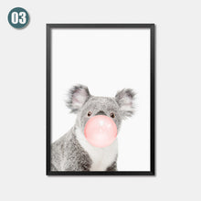 Load image into Gallery viewer, Wall Pictures Bubble Posters And Prints Wall Pictures For Living room Animal Wall Art Canvas Painting Nordic Poster Unframe
