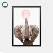Load image into Gallery viewer, Wall Pictures Bubble Posters And Prints Wall Pictures For Living room Animal Wall Art Canvas Painting Nordic Poster Unframe
