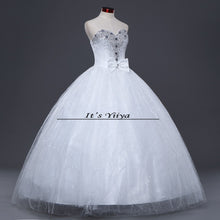 Load image into Gallery viewer, Free shipping YiiYa red wedding gowns cheap plus size lace Vestidos De Novia fashion design bride wedding dresses Y272
