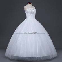 Load image into Gallery viewer, HOT Free shipping white princess wedding dress 2015 plus size fashionable cheap dresses wedding gown Vestidos De Novia Y219
