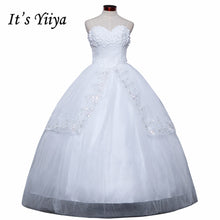 Load image into Gallery viewer, Free shipping fashion white wedding dress cheap wedding gown romantic wedding dresses frock Vestidos De Novia Y611
