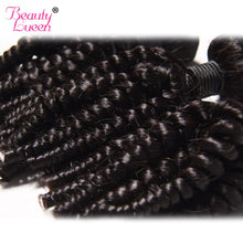 Load image into Gallery viewer, Malaysian Afro Kinky Curly Weave Human Hair Bundles Can Buy 3/4 Bundles Hair Extension BEAUTY LUEEN Non-Remy Hair Weaving

