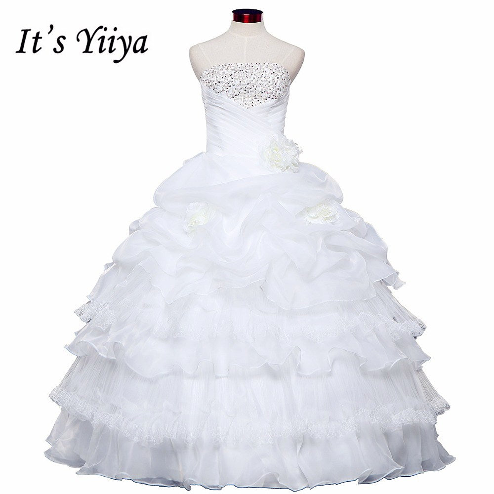 Free shipping wedding dresses 2015 pears white plus size lace elegant wedding dress cheap China gowns Vestidos De Novia HS154