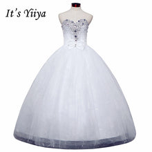 Load image into Gallery viewer, Free shipping new 2015 white red princess fashionable Vestidos De Novia romantic tulle wedding dress flowers wedding gown HS091
