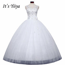 Load image into Gallery viewer, Free Shipping New 2016 White Wedding dresses Fashion Bride Wedding frocks Princess Wedding gowns Lace Sexy Vestidos De Novia H46
