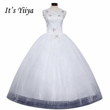 Load image into Gallery viewer, Free shipping new wedding dress 2015 plus size lace wedding dress cheap wedding gown frock Vestidos De Novia Bridal dress HS143
