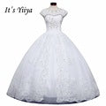 Load image into Gallery viewer, Free shipping 2016 Romantic Tulle White Wedding Dresses Luxury Bride Vestidos De Novia Princess Wedding Frocks Ball Gowns HS581
