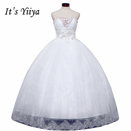 Free shipping 2015 new cheap wedding gown white lace romantic wedding dress bride dresses price under Vestidos De Novia 50 HS122