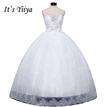Load image into Gallery viewer, Free shipping 2015 new cheap wedding gown white lace romantic wedding dress bride dresses price under Vestidos De Novia 50 HS122

