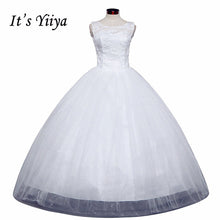 Load image into Gallery viewer, Free shipping New 2017 Summer O-neck Lace White Wedding Dresses Plus size Princess Bride Frocks Vestidos De Novia HS246

