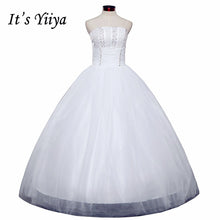 Load image into Gallery viewer, HOT Free shipping white princess wedding dress 2015 plus size fashionable cheap dresses wedding gown Vestidos De Novia Y219
